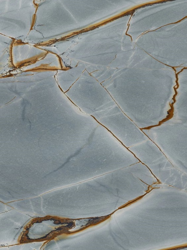 Comptoirs et dessus de vanité en quartzite Blue Roma